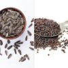 Sunflower seeds and mustard seeds
